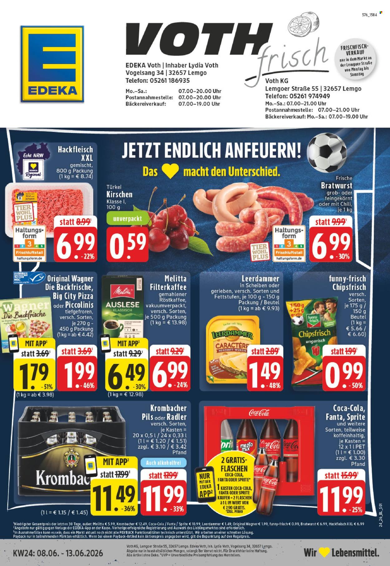 Leták Edeka - 8.6.2026 - 13.6.2026. Strana 1