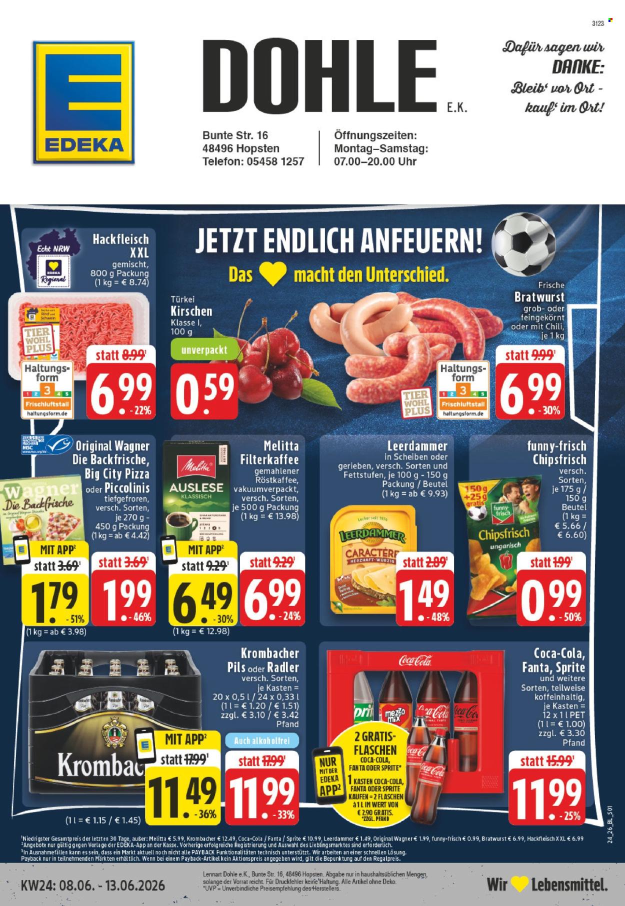 Leták Edeka - 8.6.2026 - 13.6.2026. Strana 1