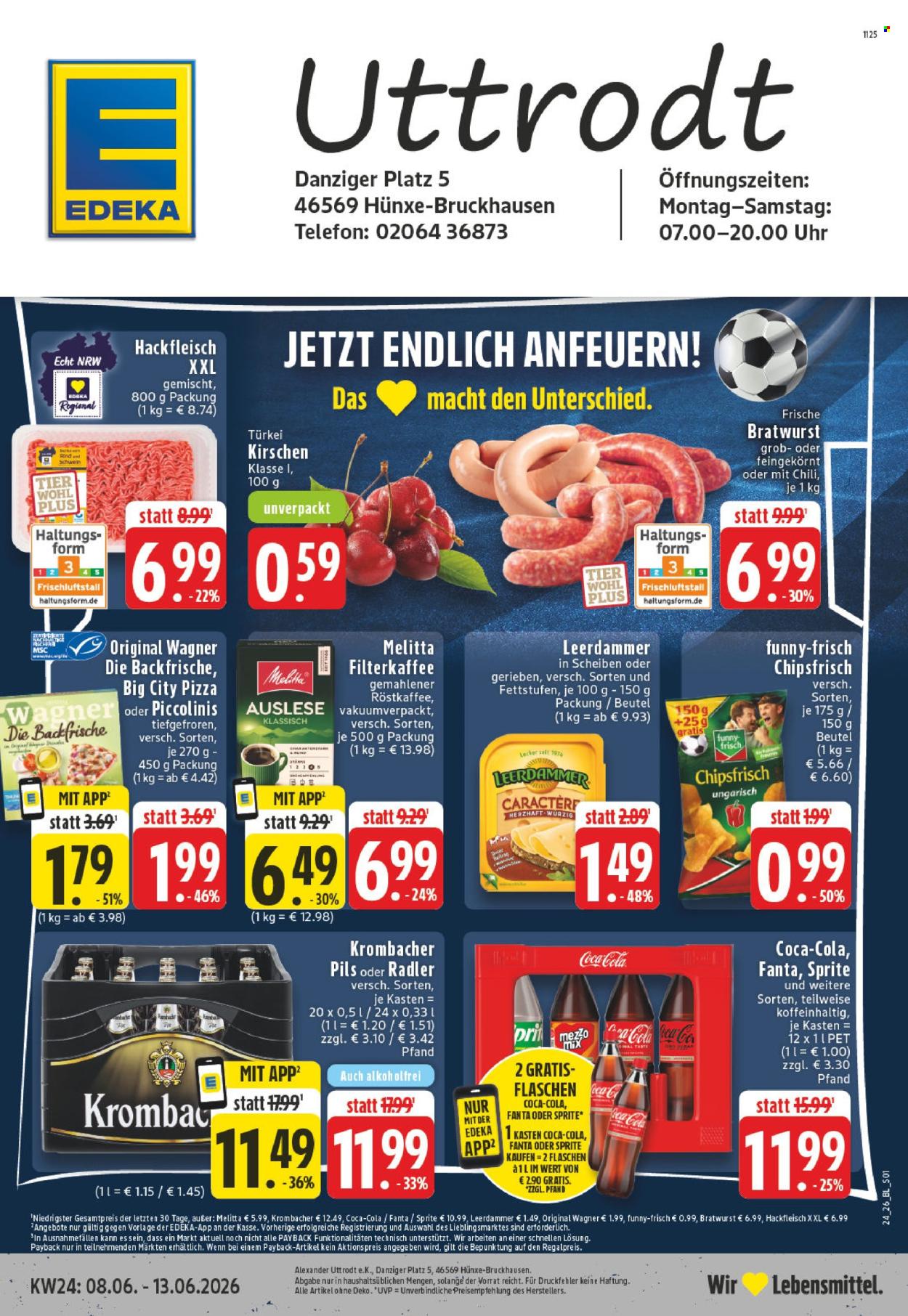 Leták Edeka - 8.6.2026 - 13.6.2026. Strana 1