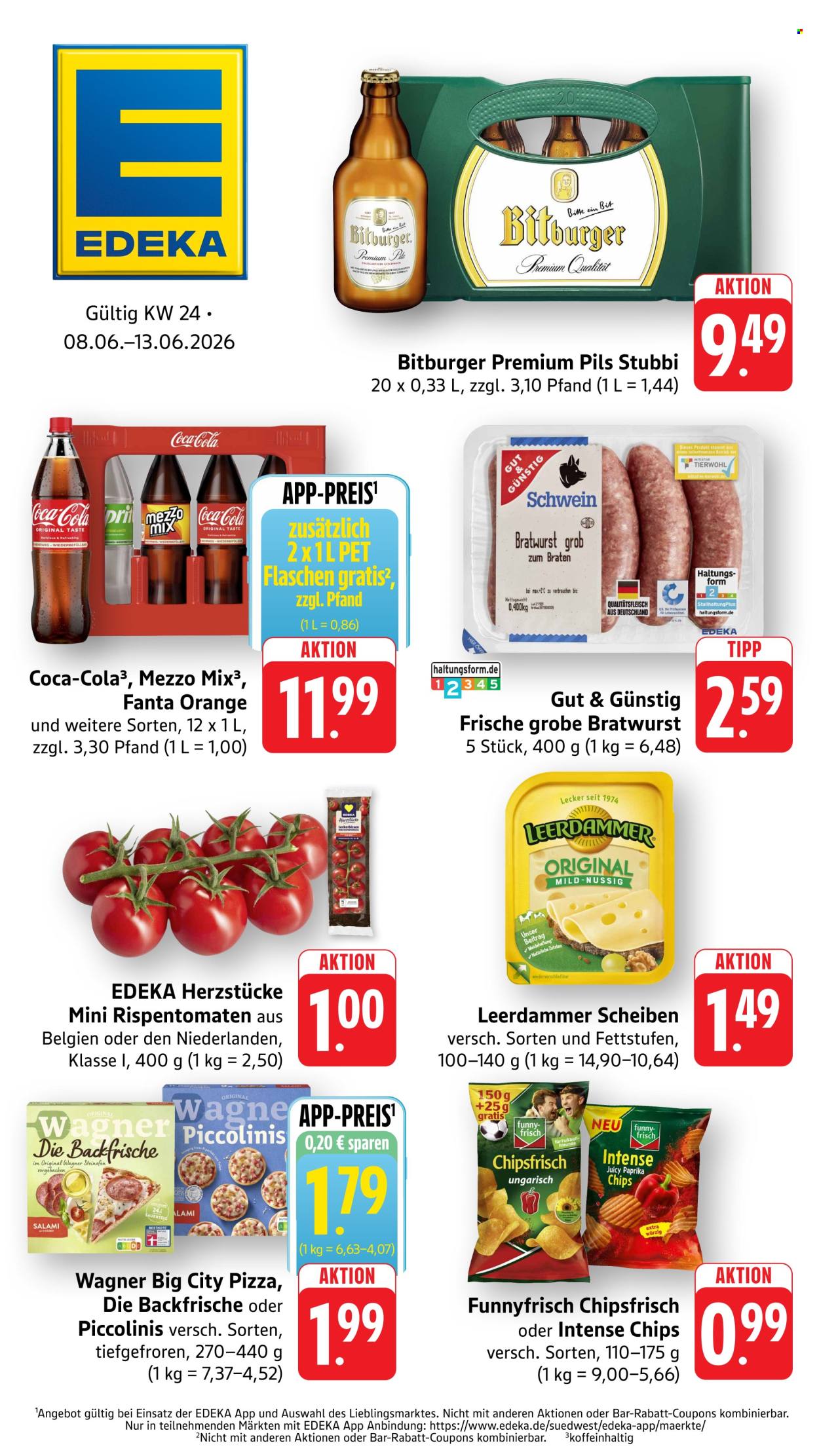 Leták Edeka - 8.6.2026 - 13.6.2026. Strana 1