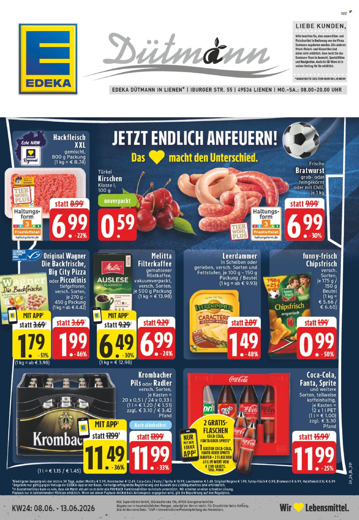 Leták Edeka - 8.6.2026 - 13.6.2026. Strana 1