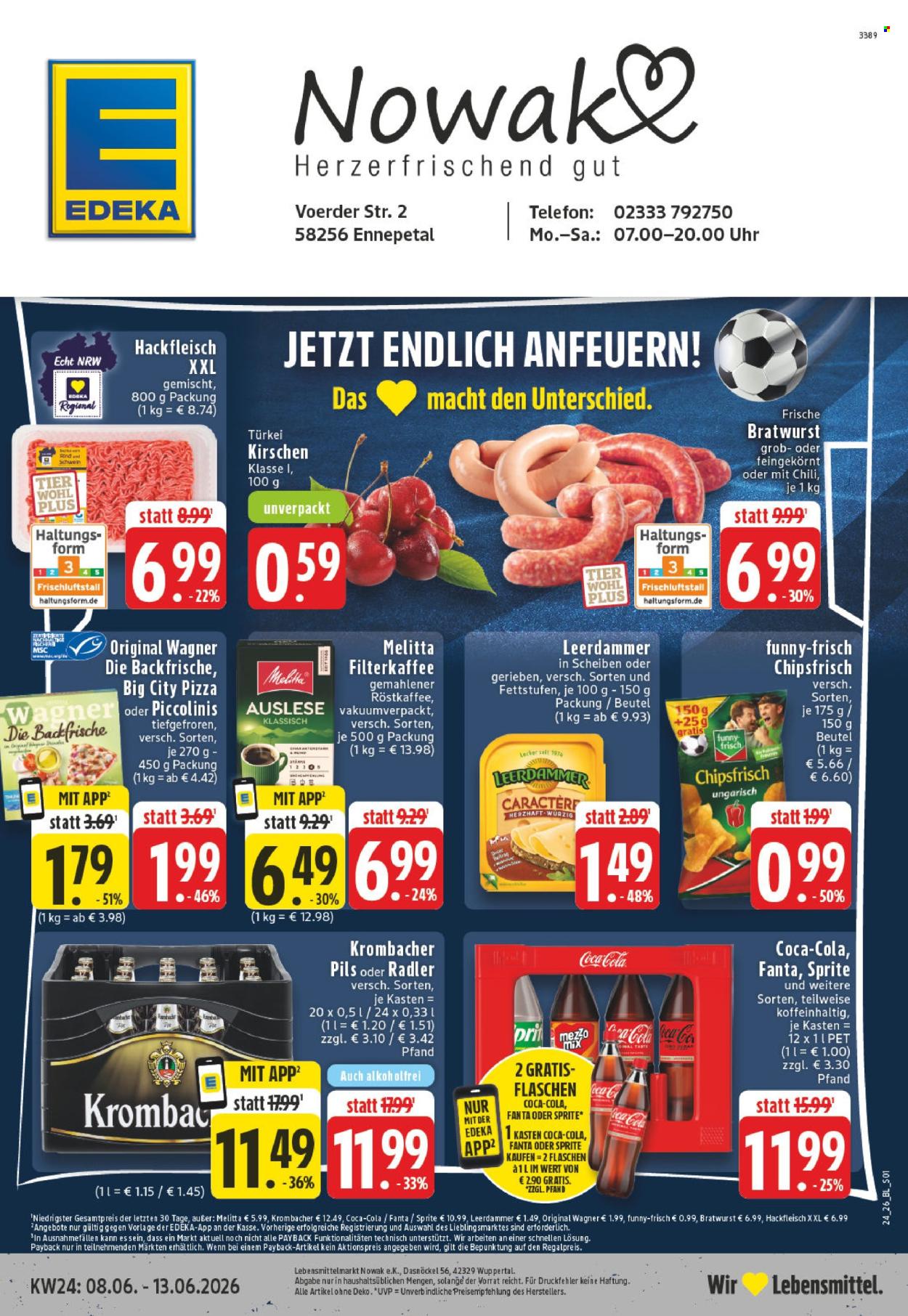 Leták Edeka - 8.6.2026 - 13.6.2026. Strana 1