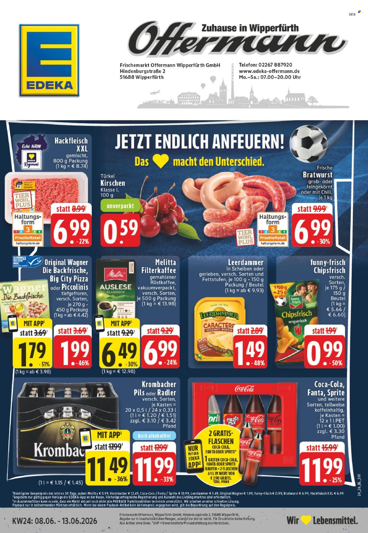 Leták Edeka - 8.6.2026 - 13.6.2026. Strana 1