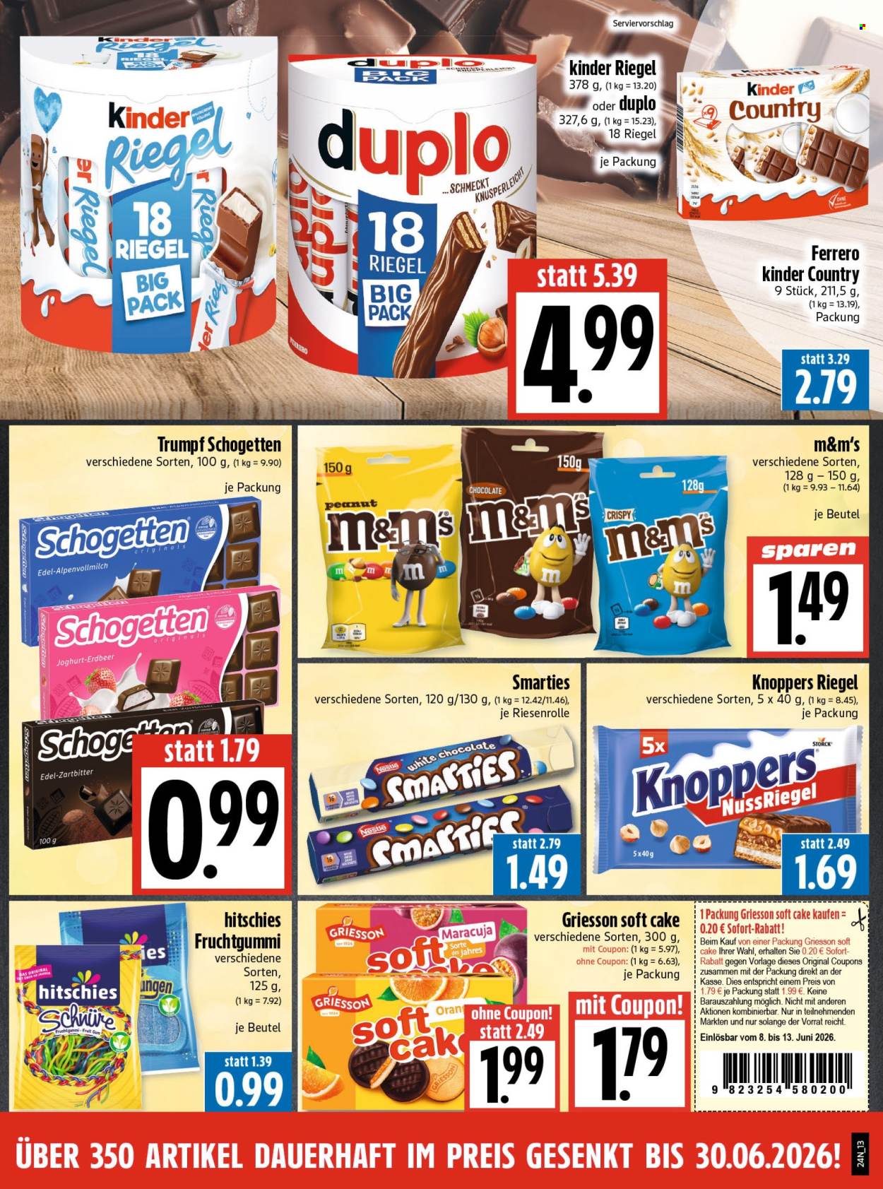 Leták Edeka - 8.6.2026 - 13.6.2026. Strana 13