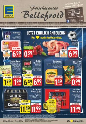 Prospekte Edeka - 8.06.2026 - 13.06.2026.