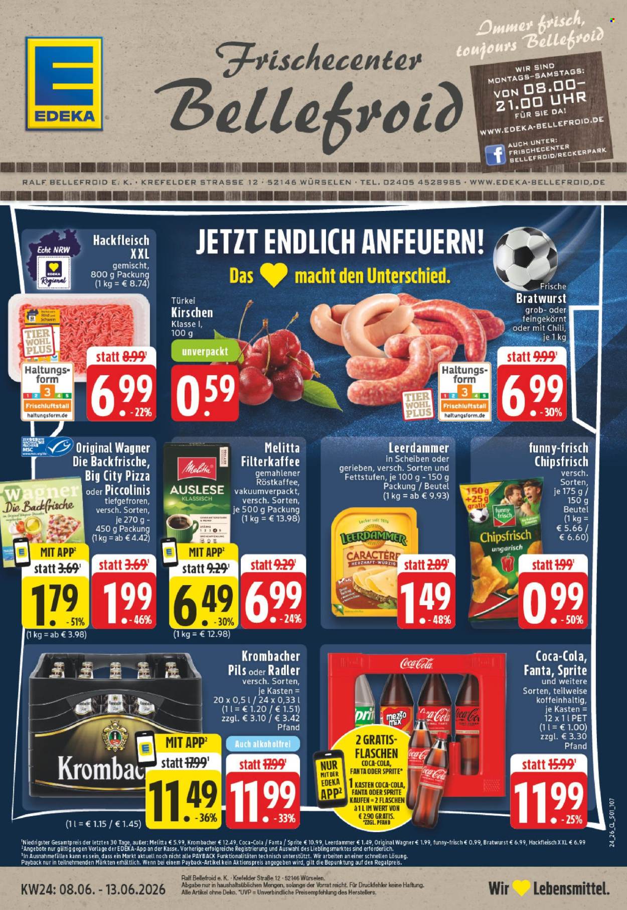 Leták Edeka - 8.6.2026 - 13.6.2026. Strana 1