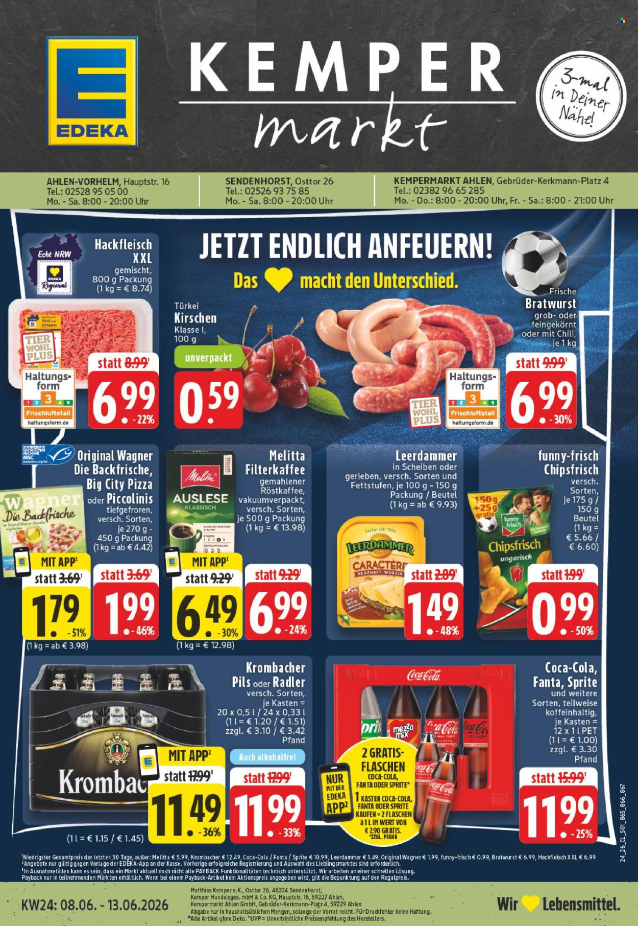 Leták Edeka - 8.6.2026 - 13.6.2026. Strana 1