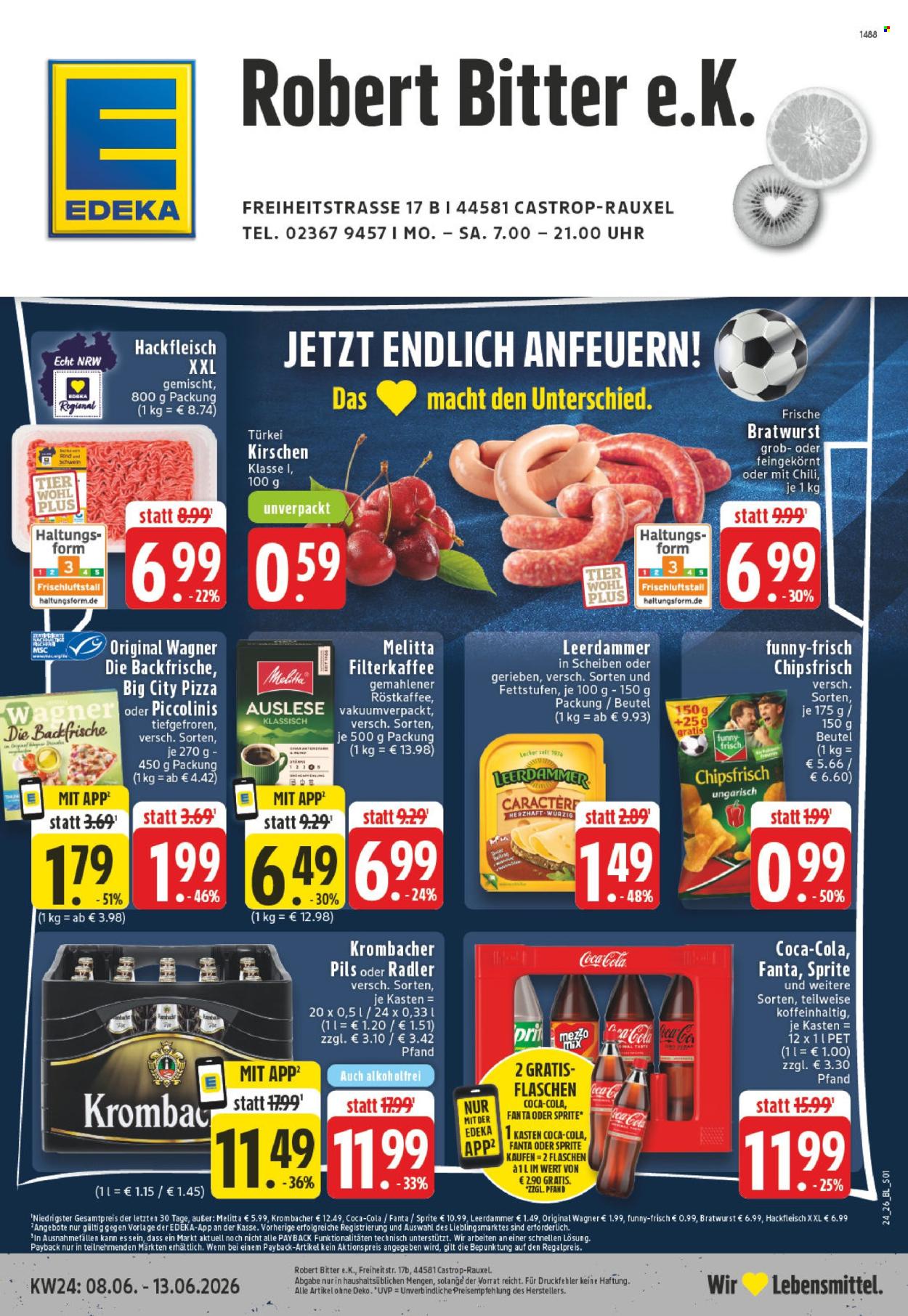 Leták Edeka - 8.6.2026 - 13.6.2026. Strana 1