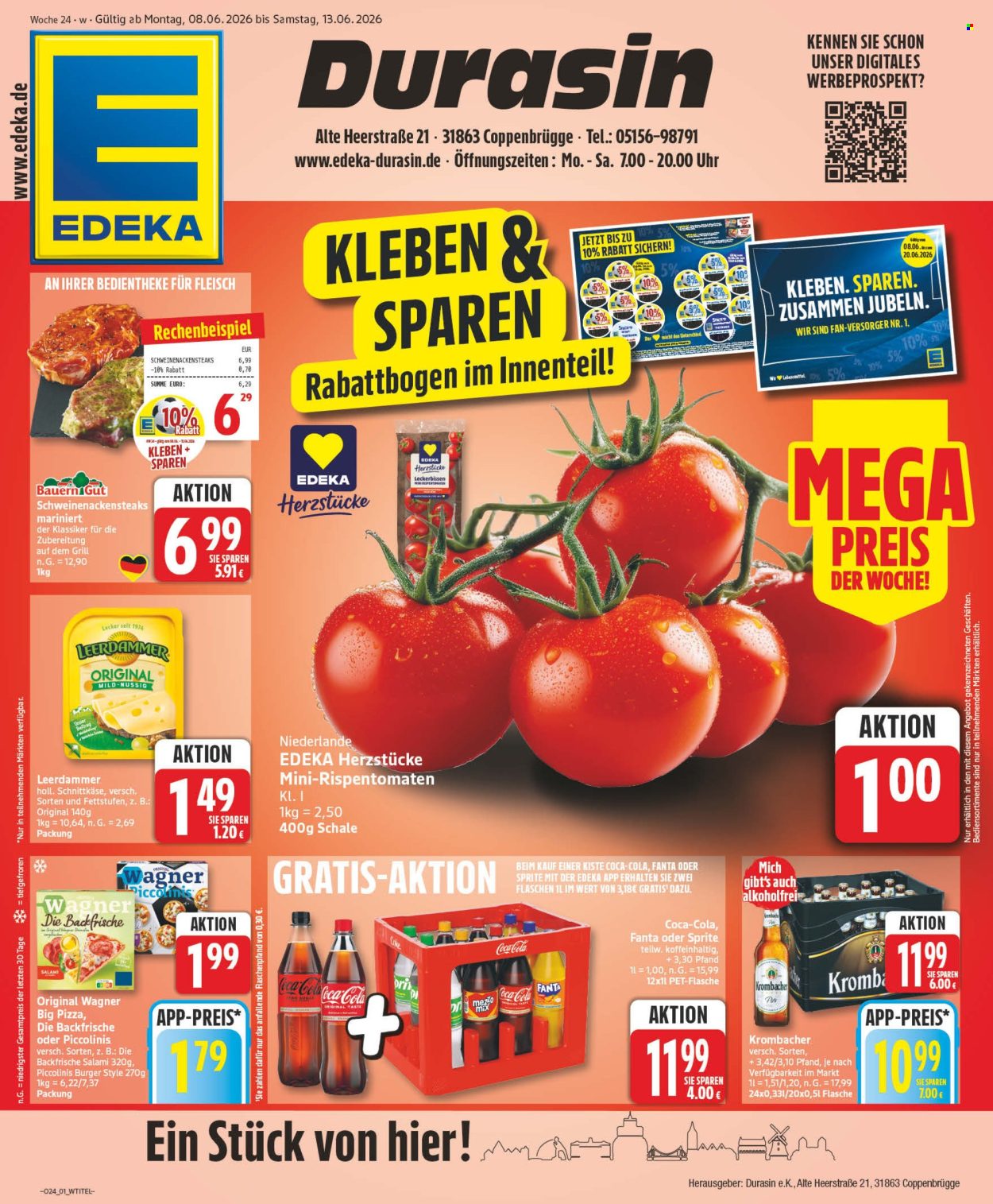 Leták Edeka - 8.6.2026 - 13.6.2026. Strana 1