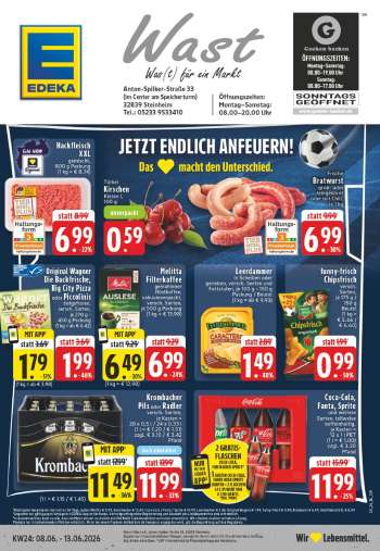 Prospekte Edeka - 8.06.2026 - 13.06.2026.