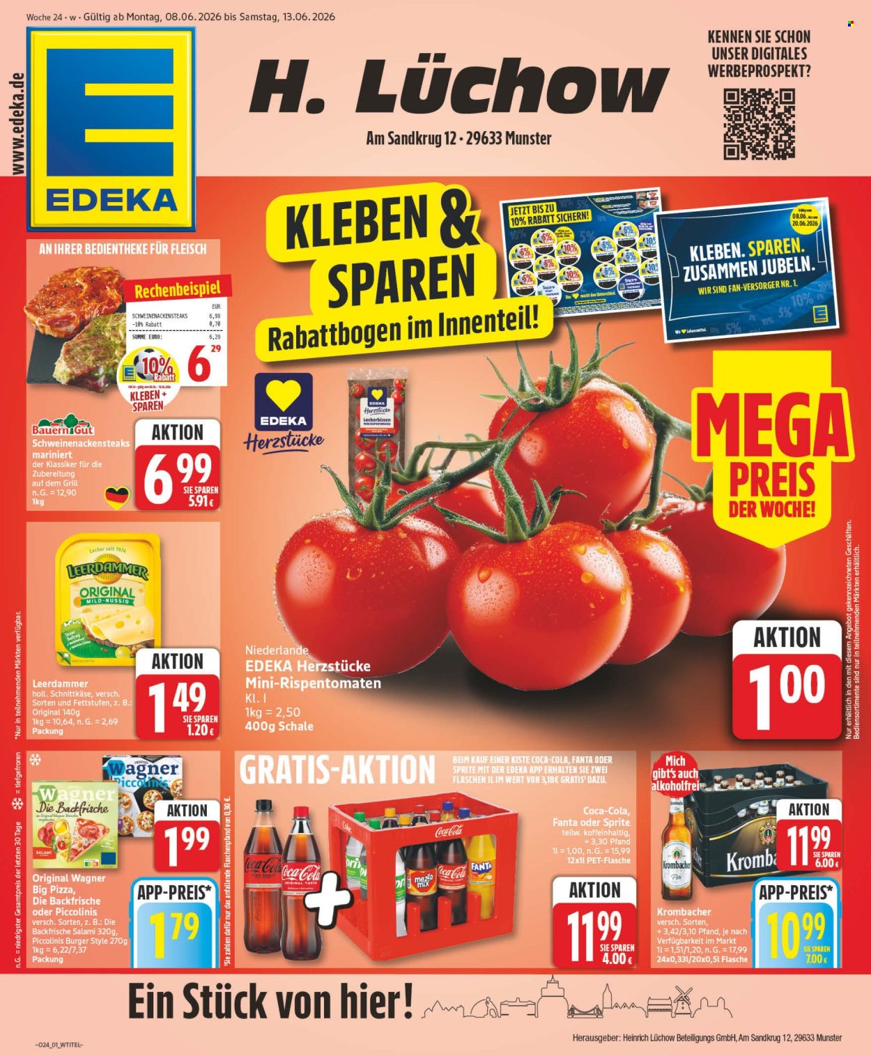 Leták Edeka - 8.6.2026 - 13.6.2026. Strana 1