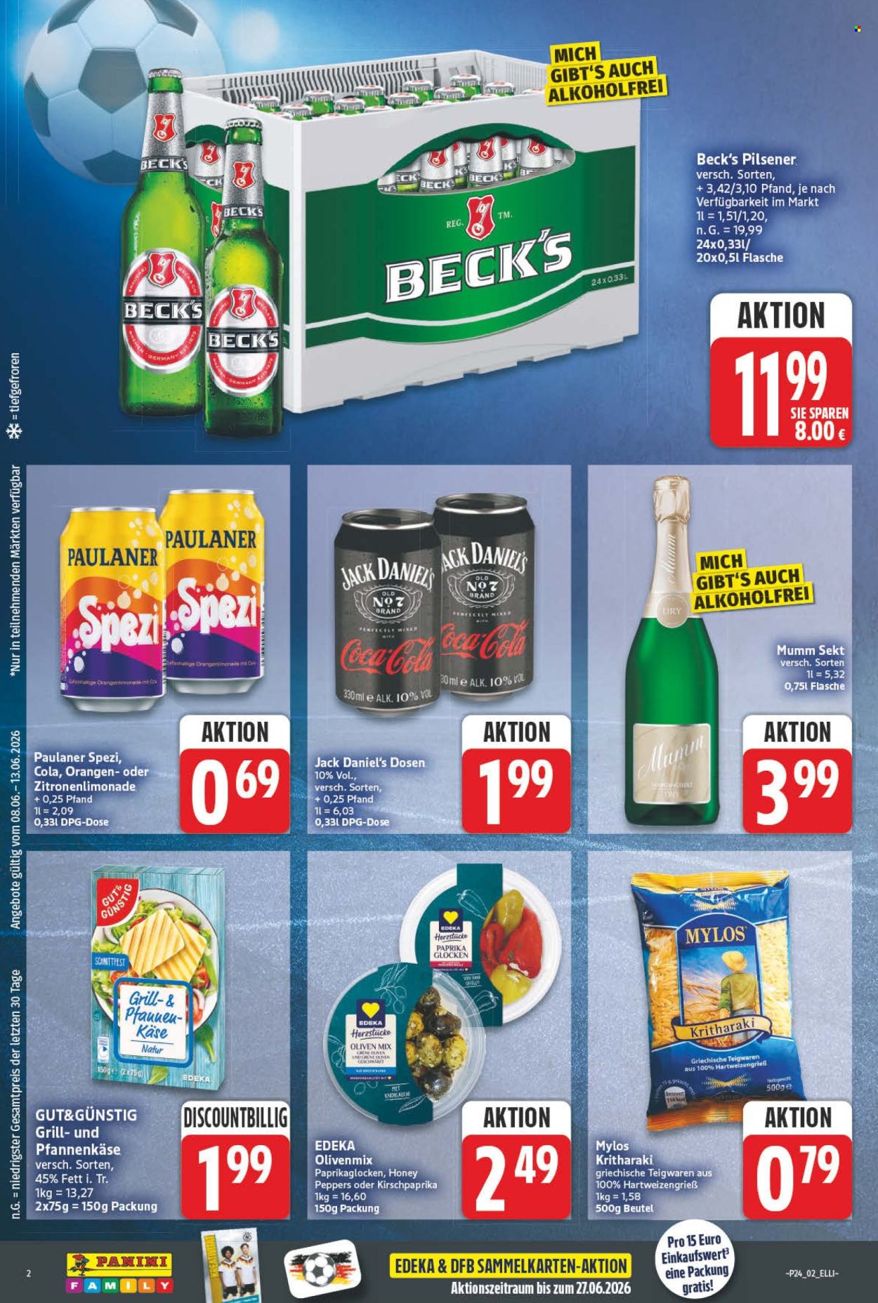 Leták Edeka - 8.6.2026 - 13.6.2026. Strana 2