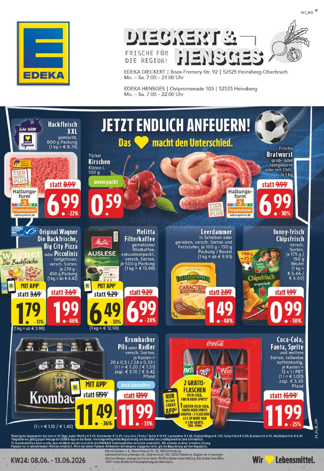 Leták Edeka - 8.6.2026 - 13.6.2026. Strana 1