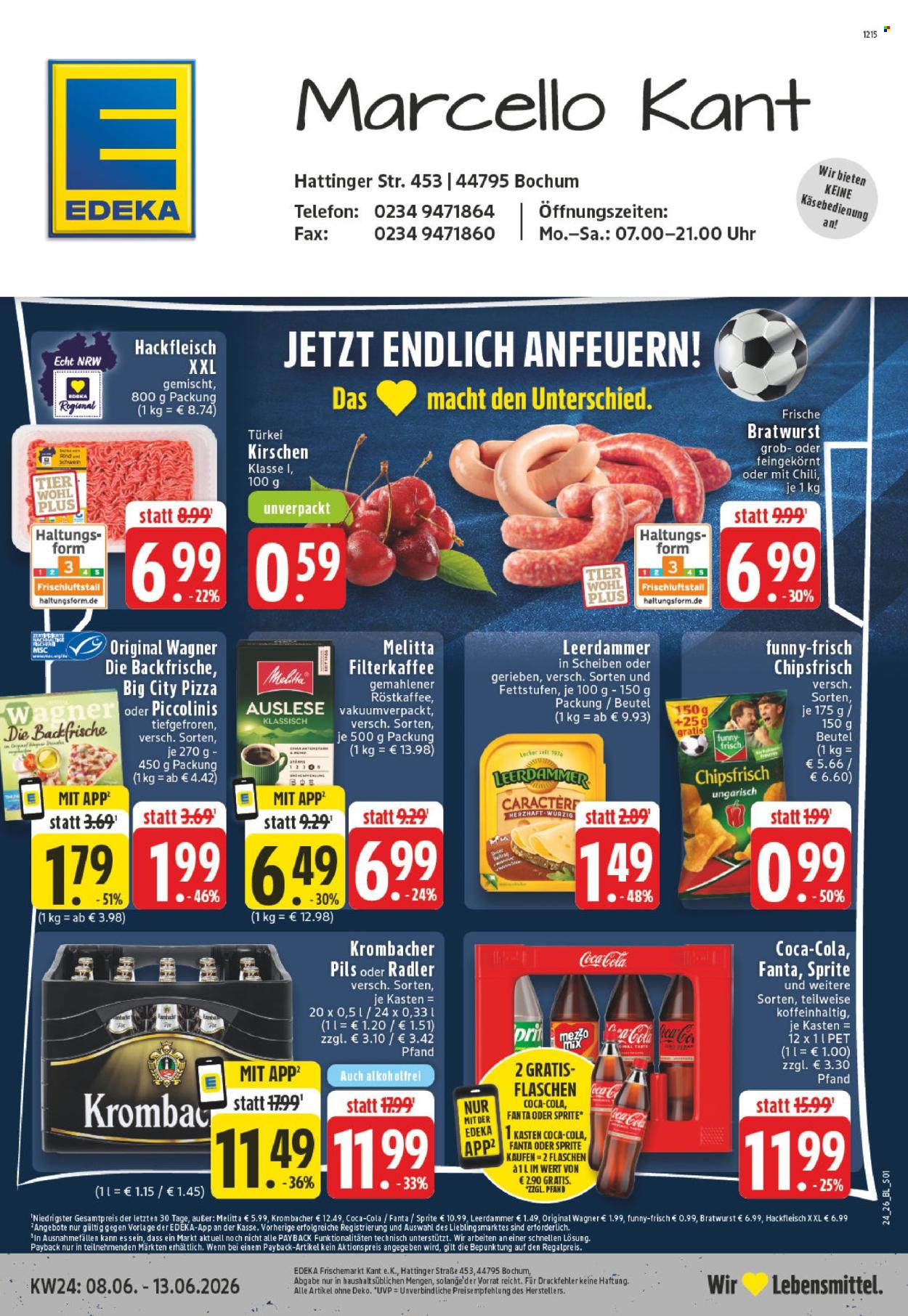 Leták Edeka - 8.6.2026 - 13.6.2026. Strana 1