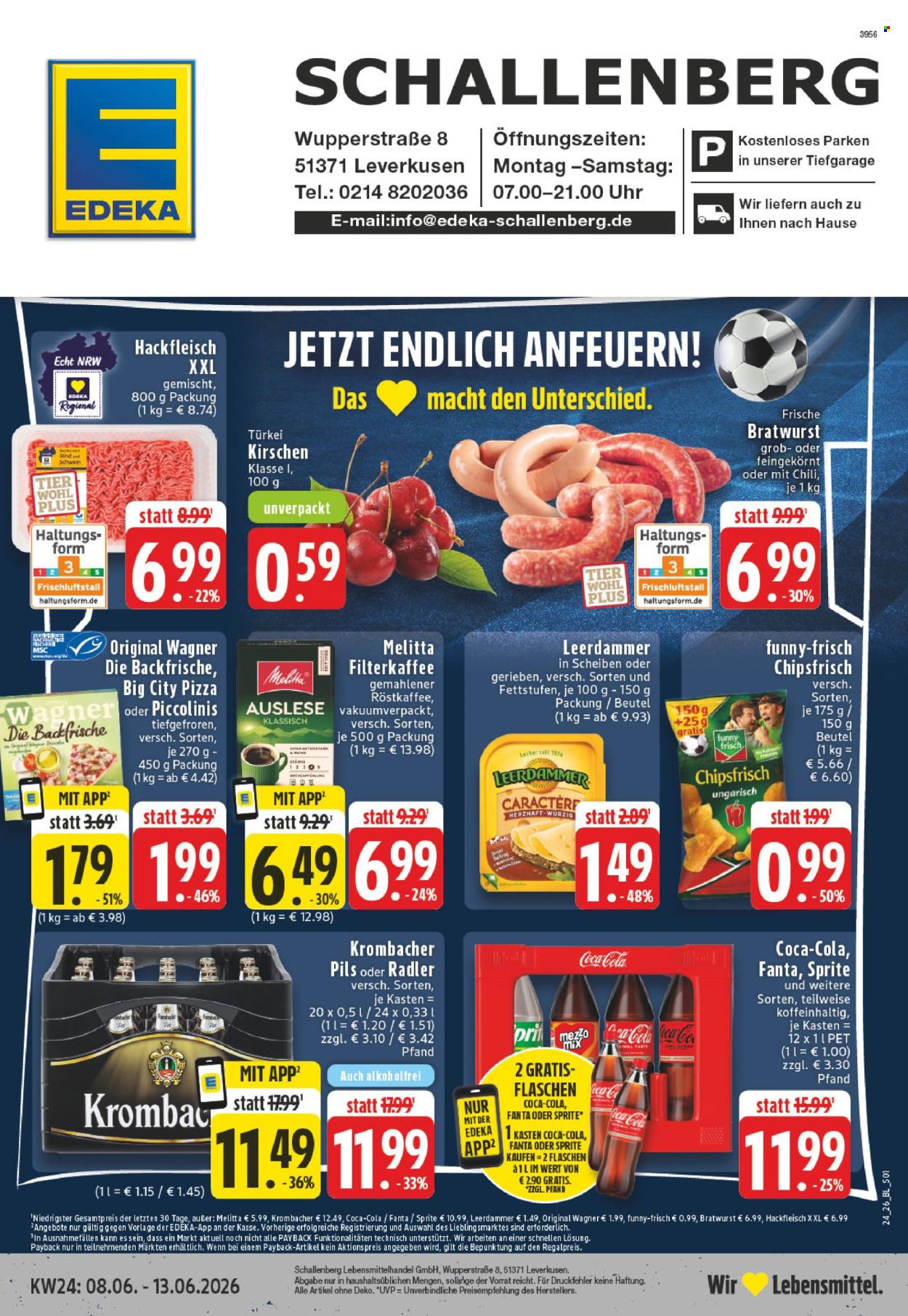 Leták Edeka - 8.6.2026 - 13.6.2026. Strana 1