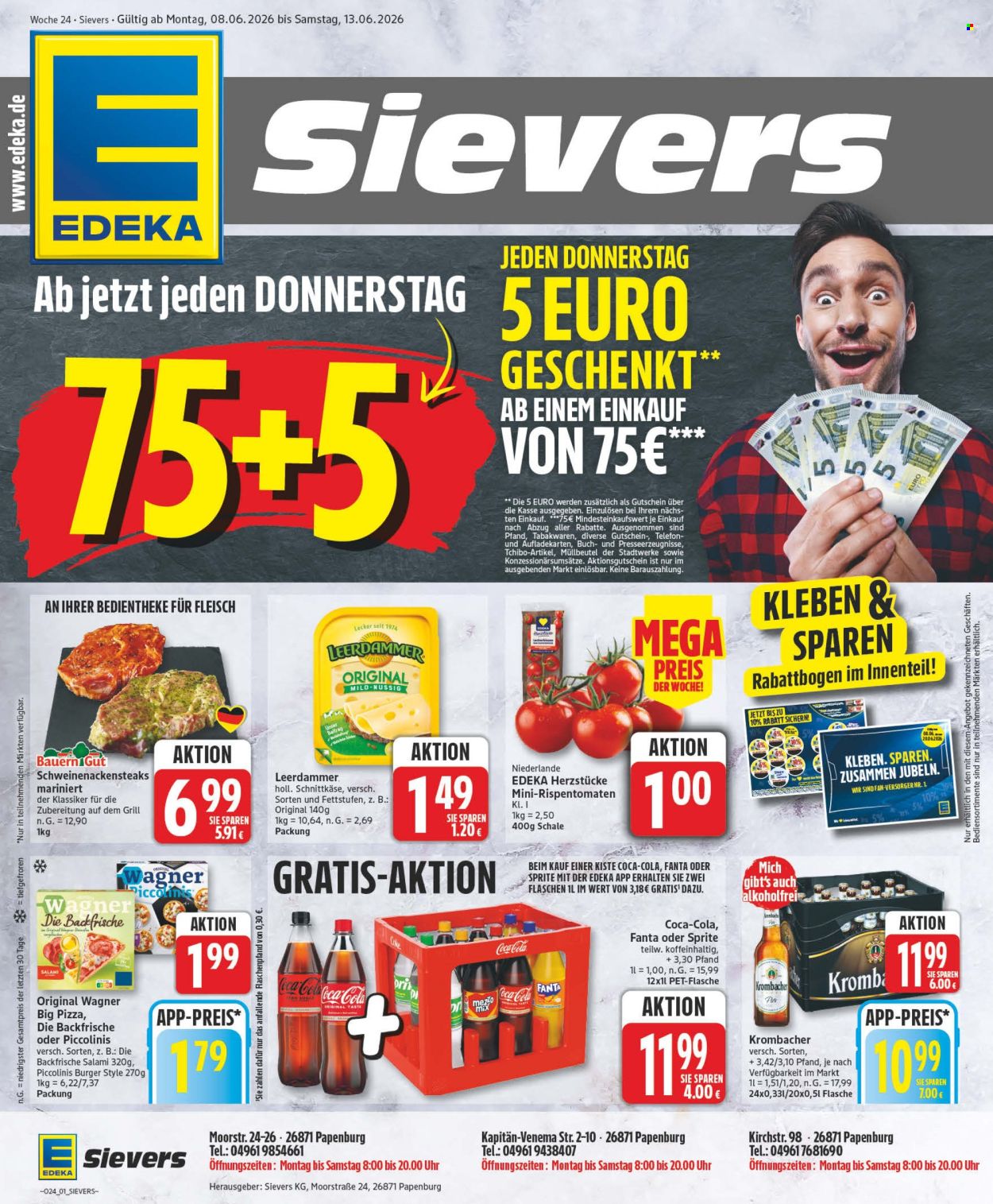 Leták Edeka - 8.6.2026 - 13.6.2026. Strana 1