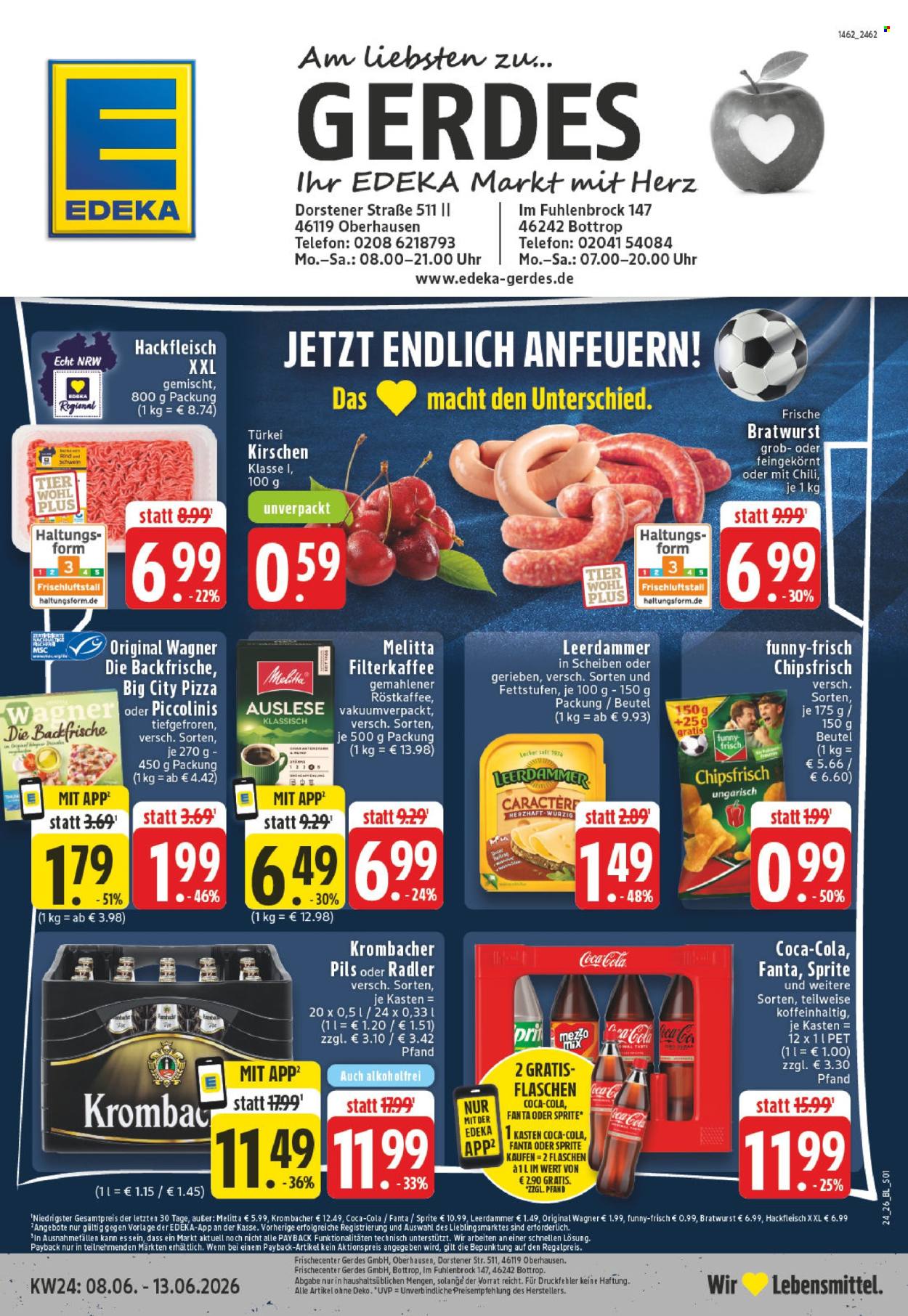 Leták Edeka - 8.6.2026 - 13.6.2026. Strana 1