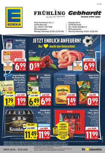 Prospekte Edeka - 8.06.2026 - 13.06.2026.