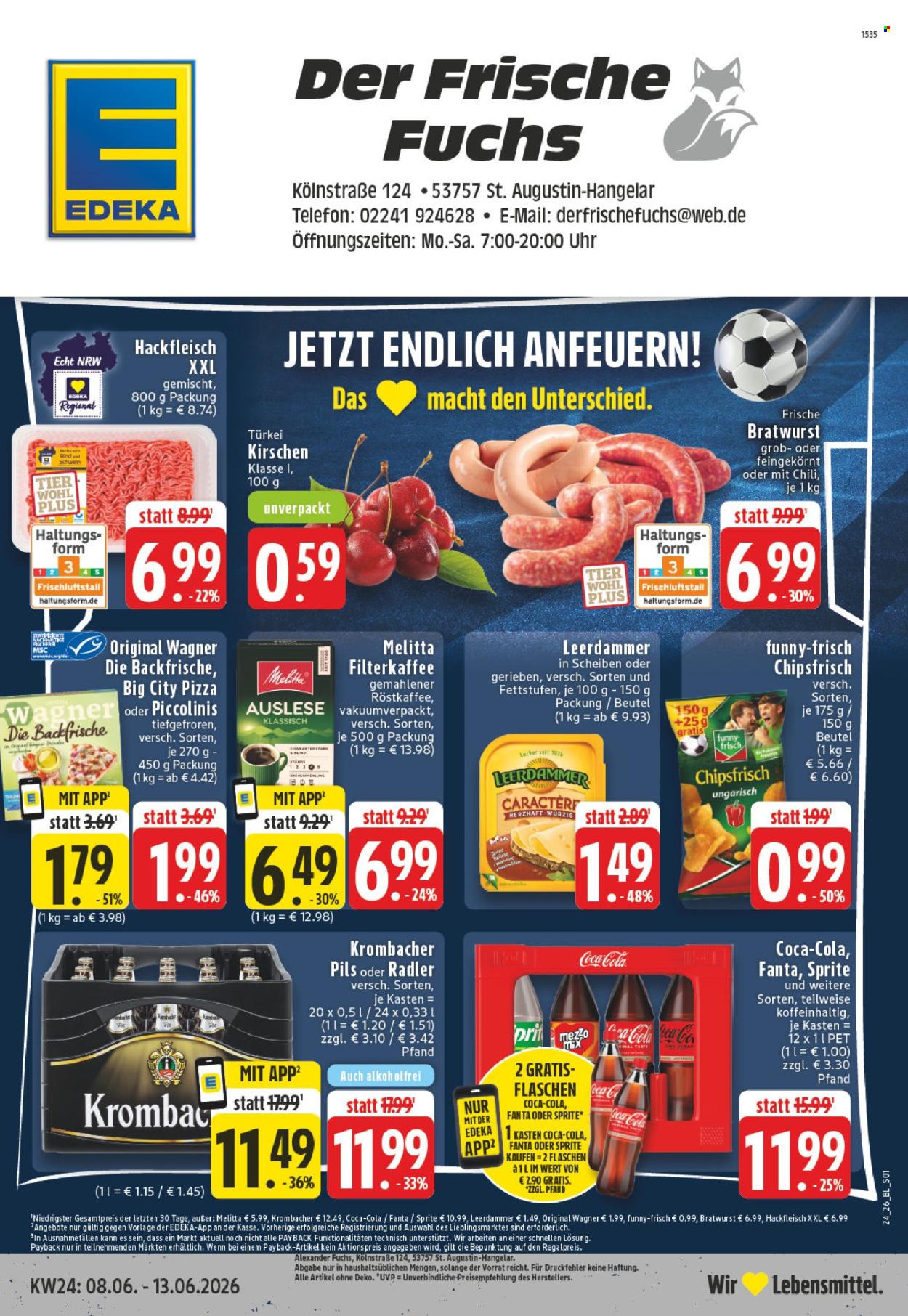 Leták Edeka - 8.6.2026 - 13.6.2026. Strana 1