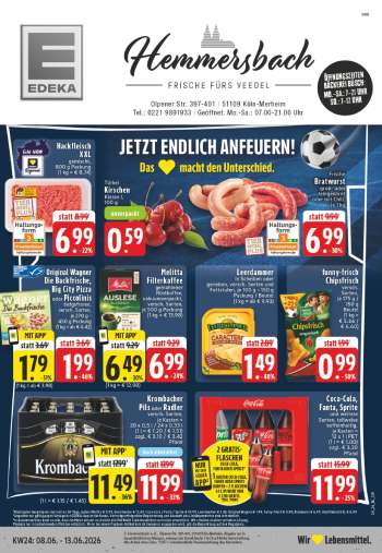 Prospekte Edeka - 8.06.2026 - 13.06.2026.