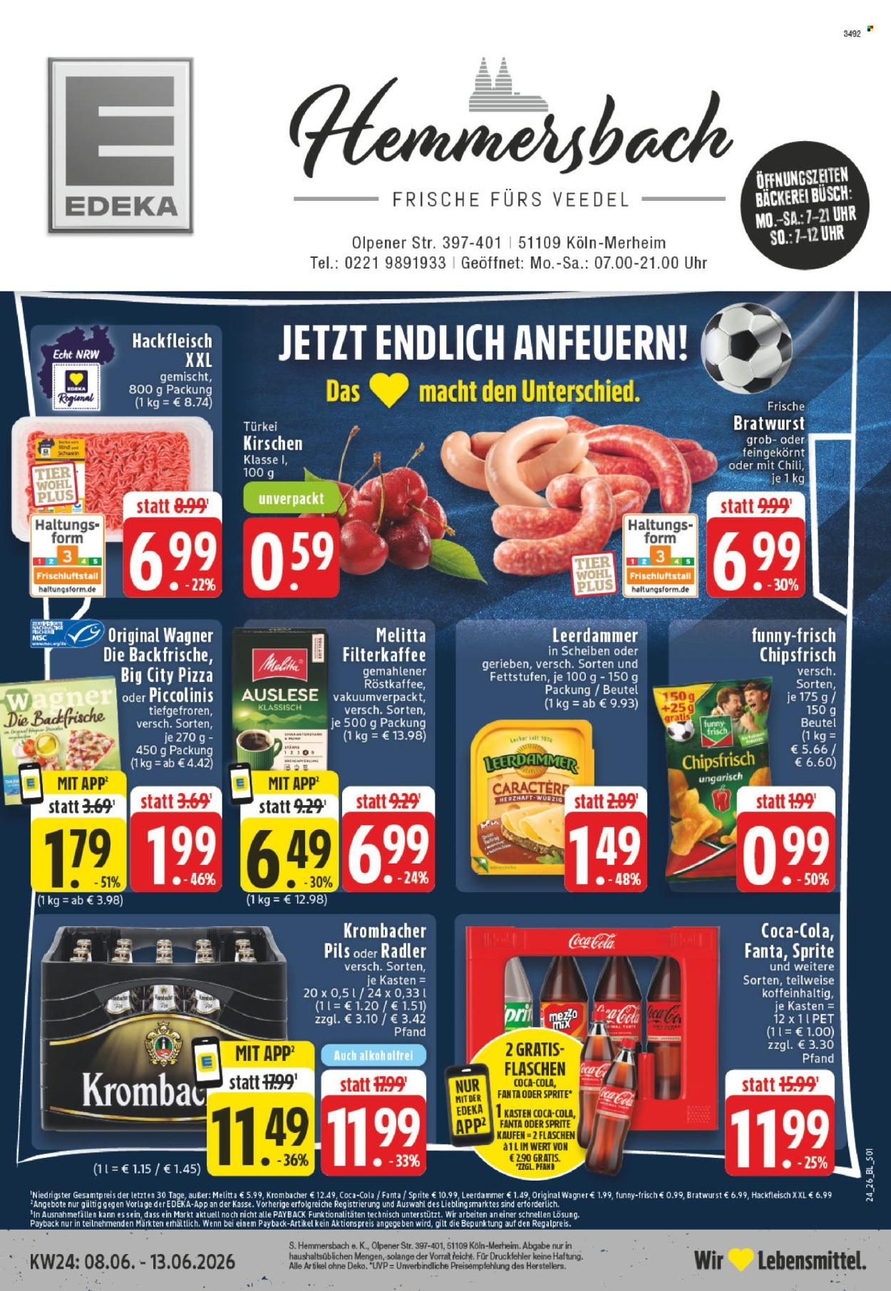 Leták Edeka - 8.6.2026 - 13.6.2026. Strana 1