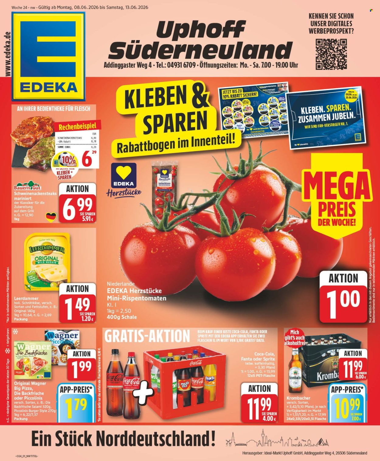 Leták Edeka - 8.6.2026 - 13.6.2026. Strana 1