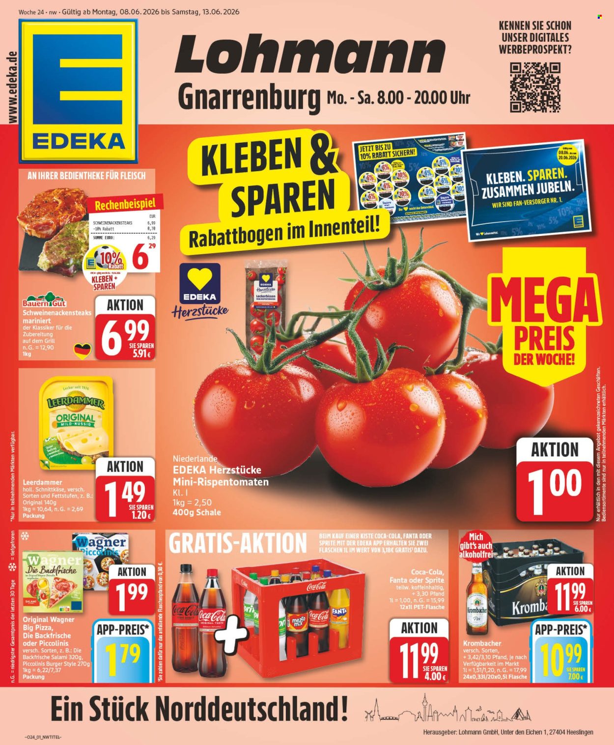 Leták Edeka - 8.6.2026 - 13.6.2026. Strana 1