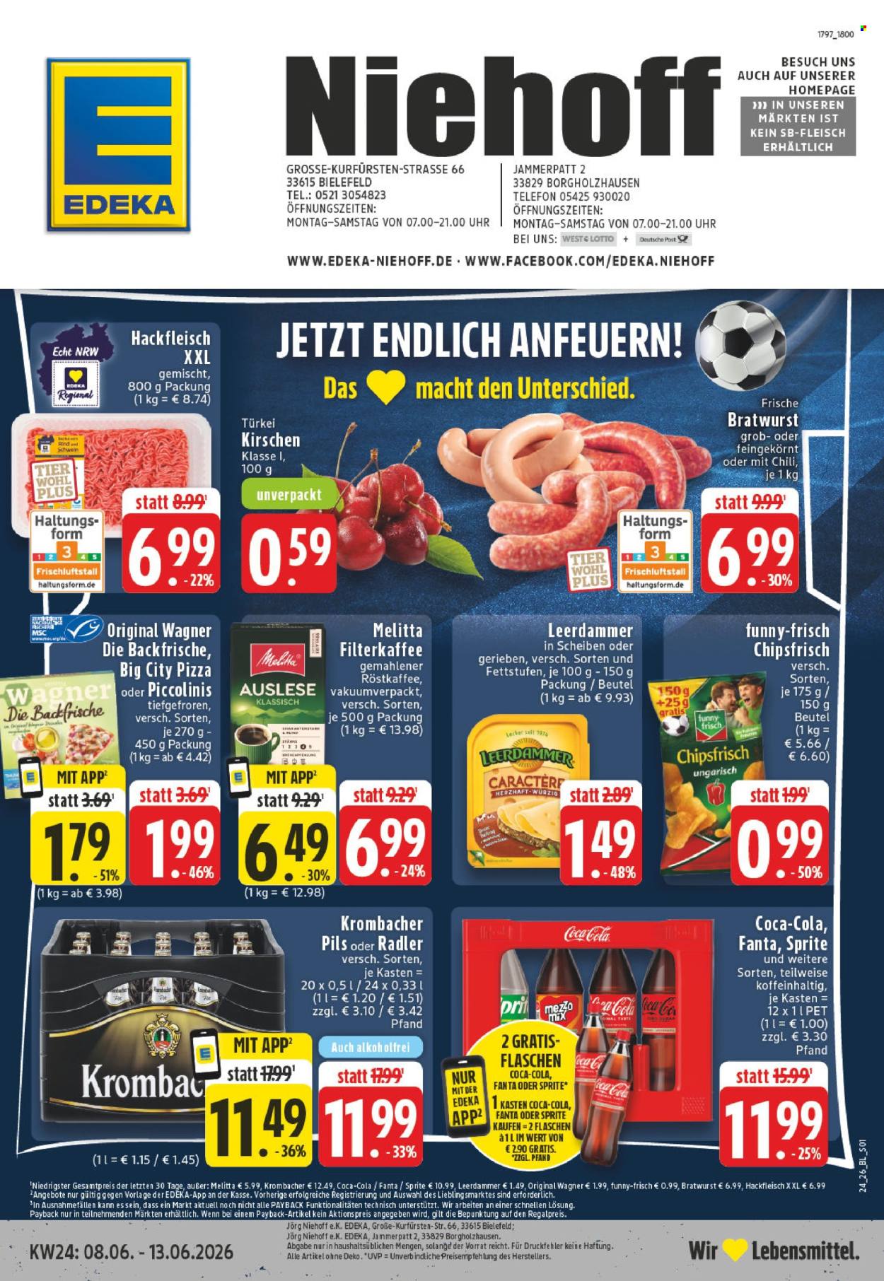 Leták Edeka - 8.6.2026 - 13.6.2026. Strana 1