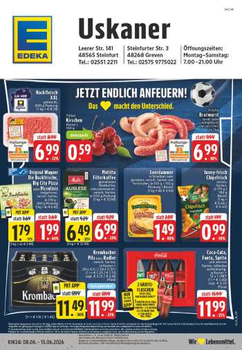 Prospekte Edeka - 8.06.2026 - 13.06.2026.
