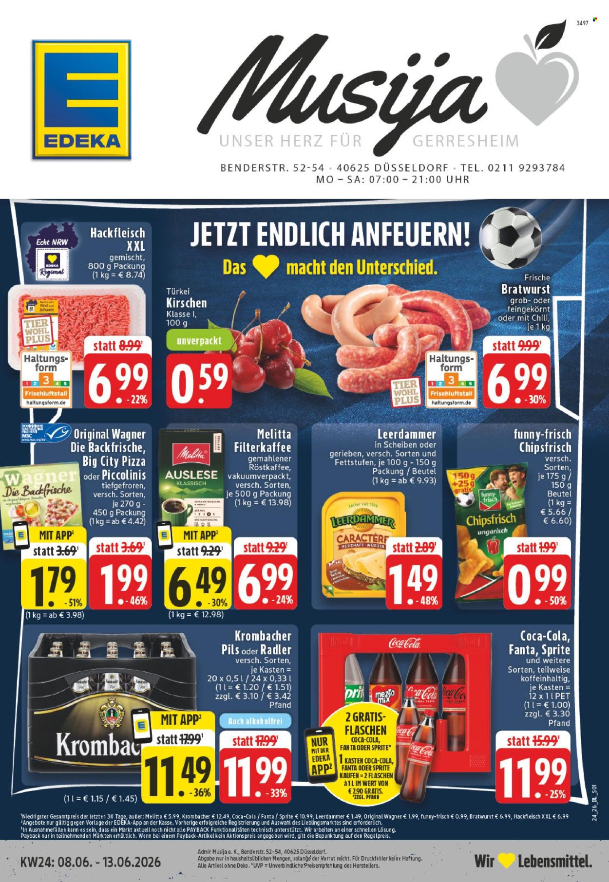 Leták Edeka - 8.6.2026 - 13.6.2026. Strana 1