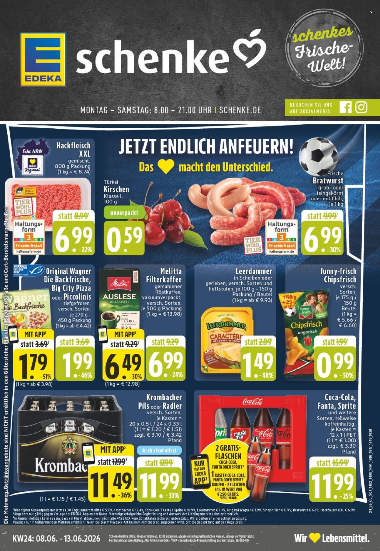 Leták Edeka - 8.6.2026 - 13.6.2026. Strana 1