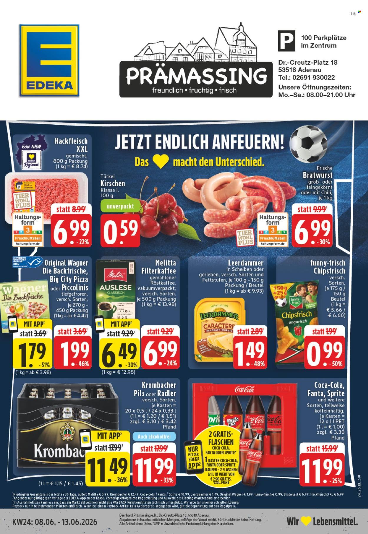 Leták Edeka - 8.6.2026 - 13.6.2026. Strana 1