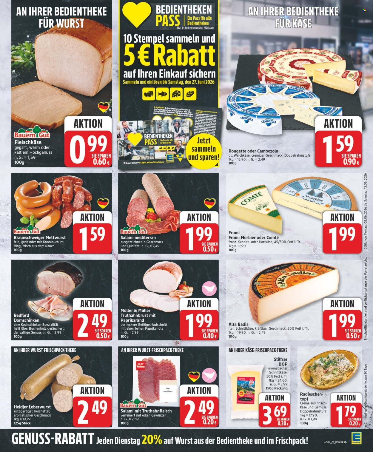 Leták Edeka - 8.6.2026 - 13.6.2026. Strana 7