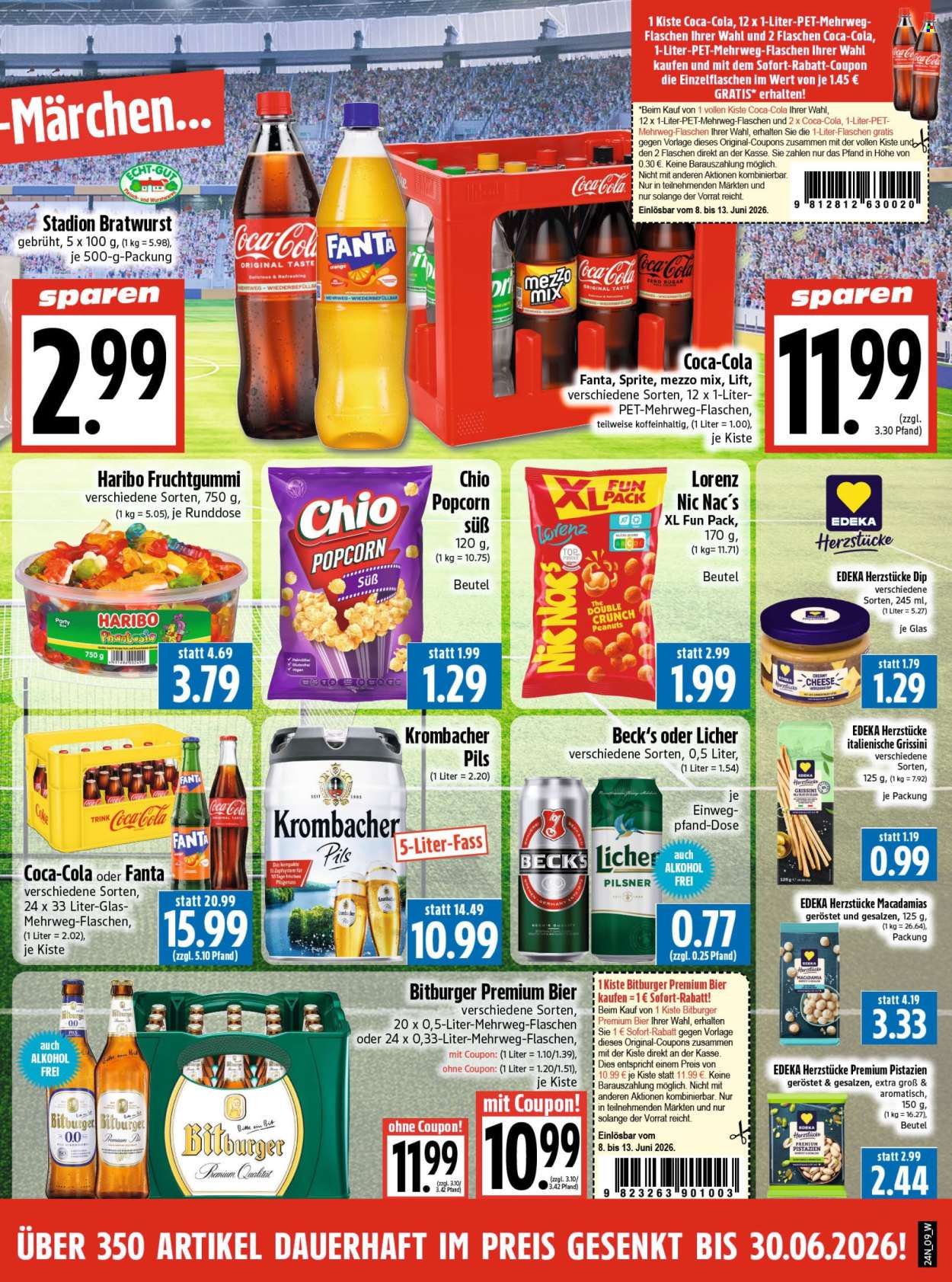 Leták Edeka - 8.6.2026 - 13.6.2026. Strana 9