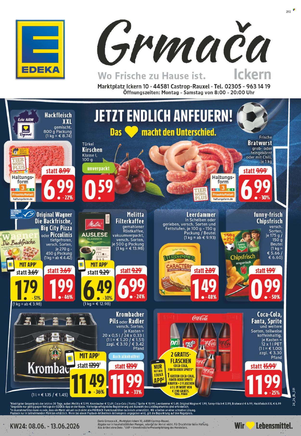 Leták Edeka - 8.6.2026 - 13.6.2026. Strana 1