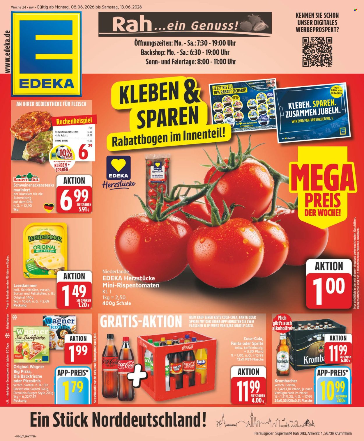 Leták Edeka - 8.6.2026 - 13.6.2026. Strana 1