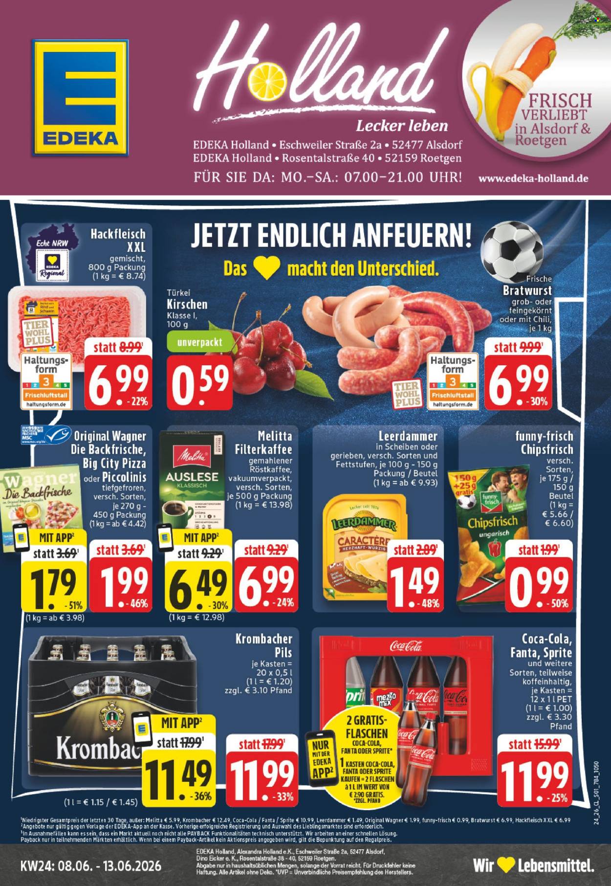 Leták Edeka - 8.6.2026 - 13.6.2026. Strana 1