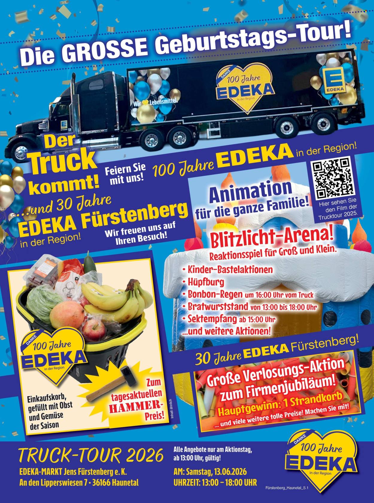 Leták Edeka - 8.6.2026 - 13.6.2026. Strana 1