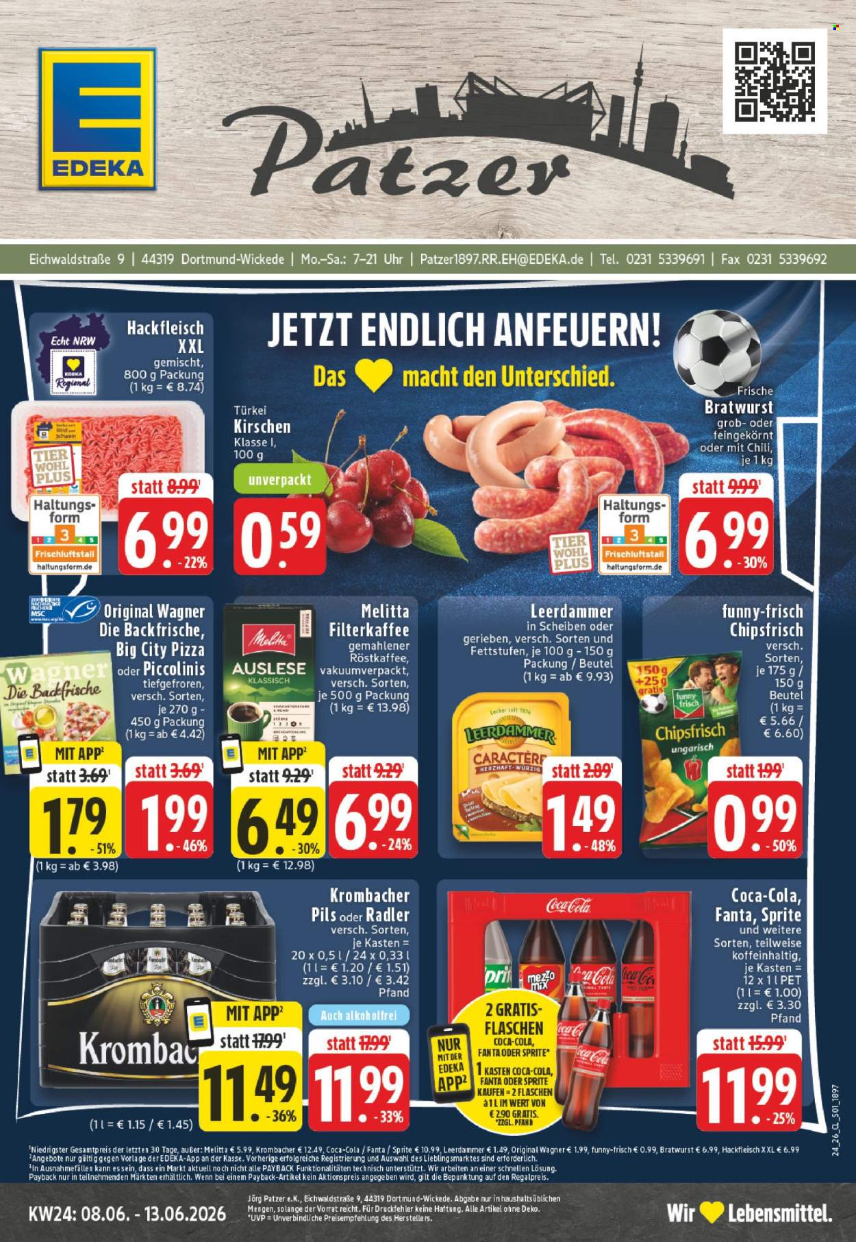 Leták Edeka - 8.6.2026 - 13.6.2026. Strana 1