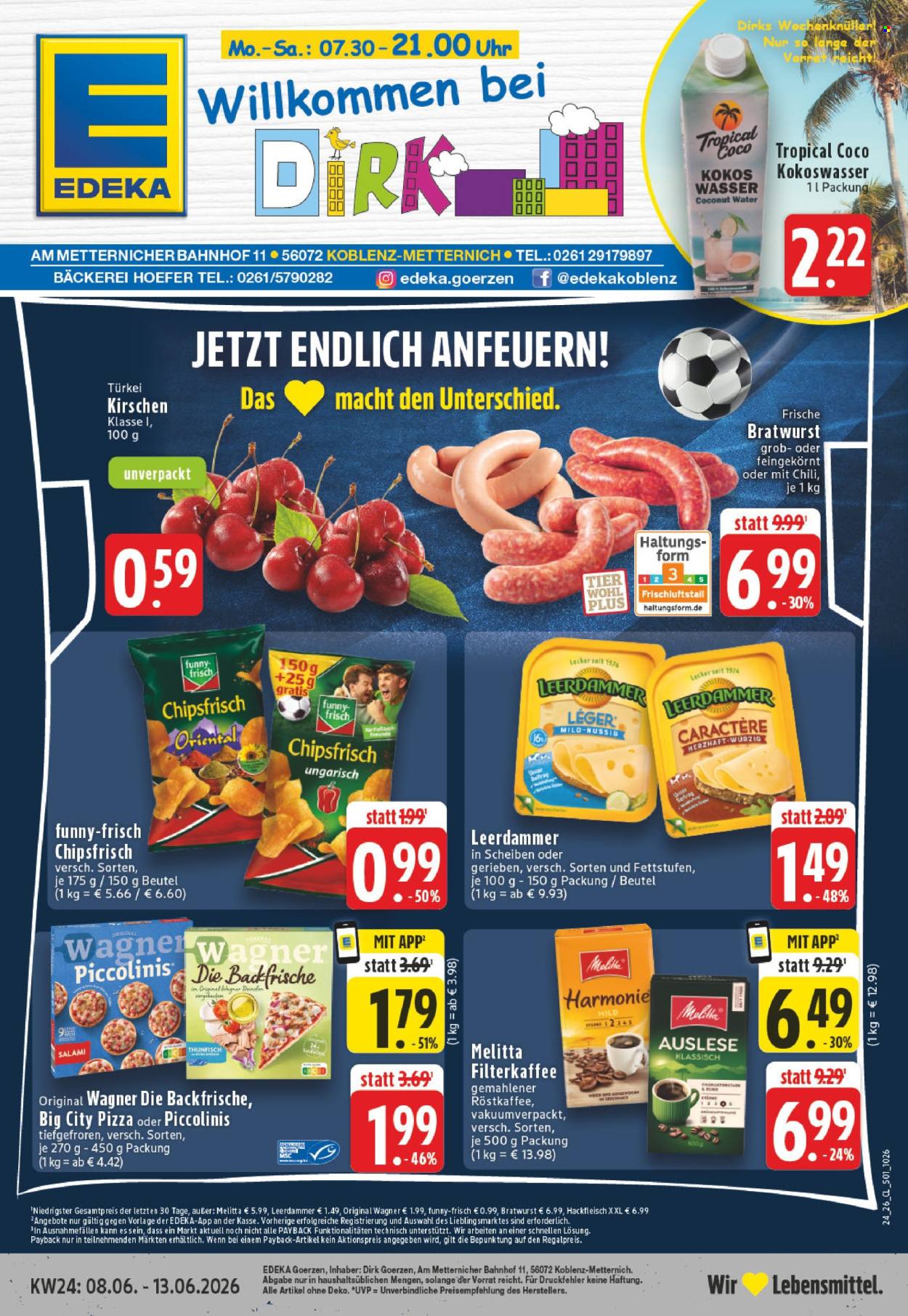 Leták Edeka - 8.6.2026 - 13.6.2026. Strana 1