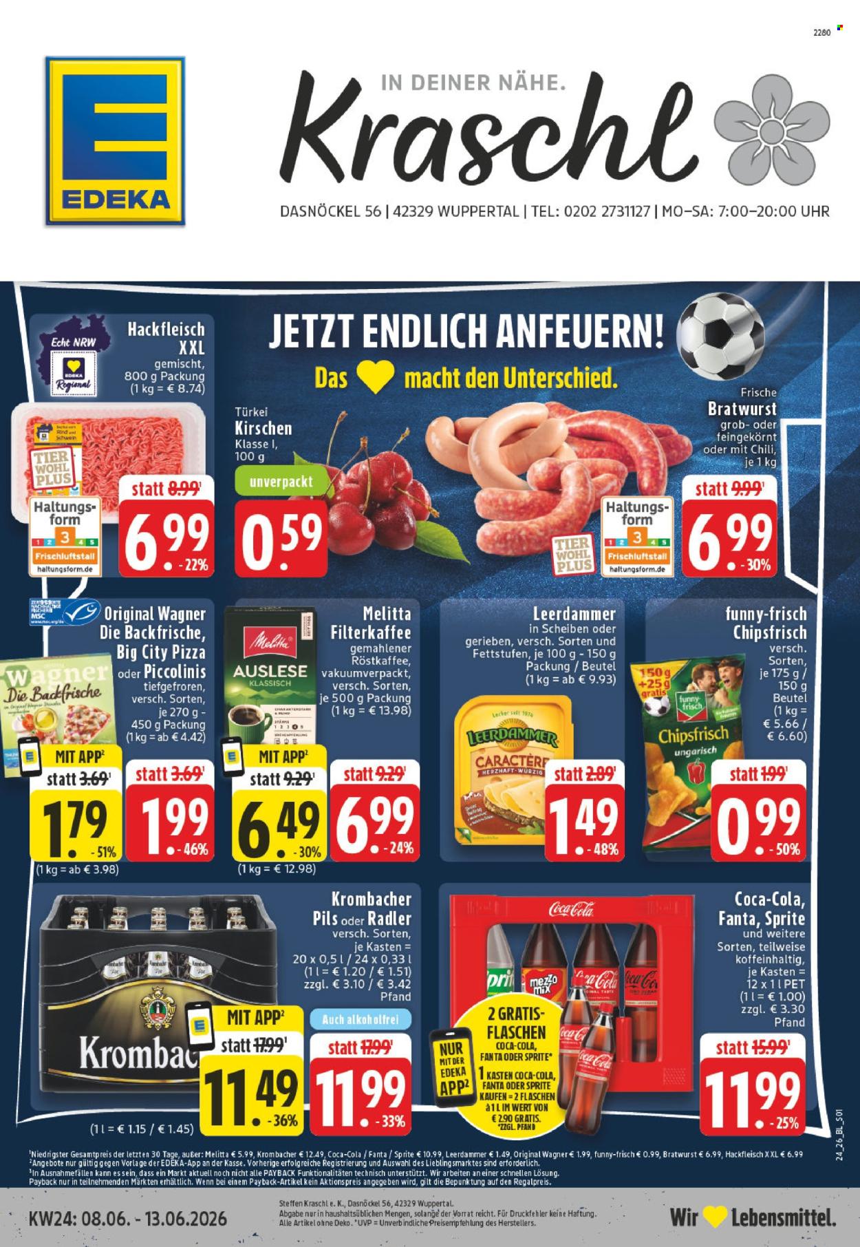 Leták Edeka - 8.6.2026 - 13.6.2026. Strana 1