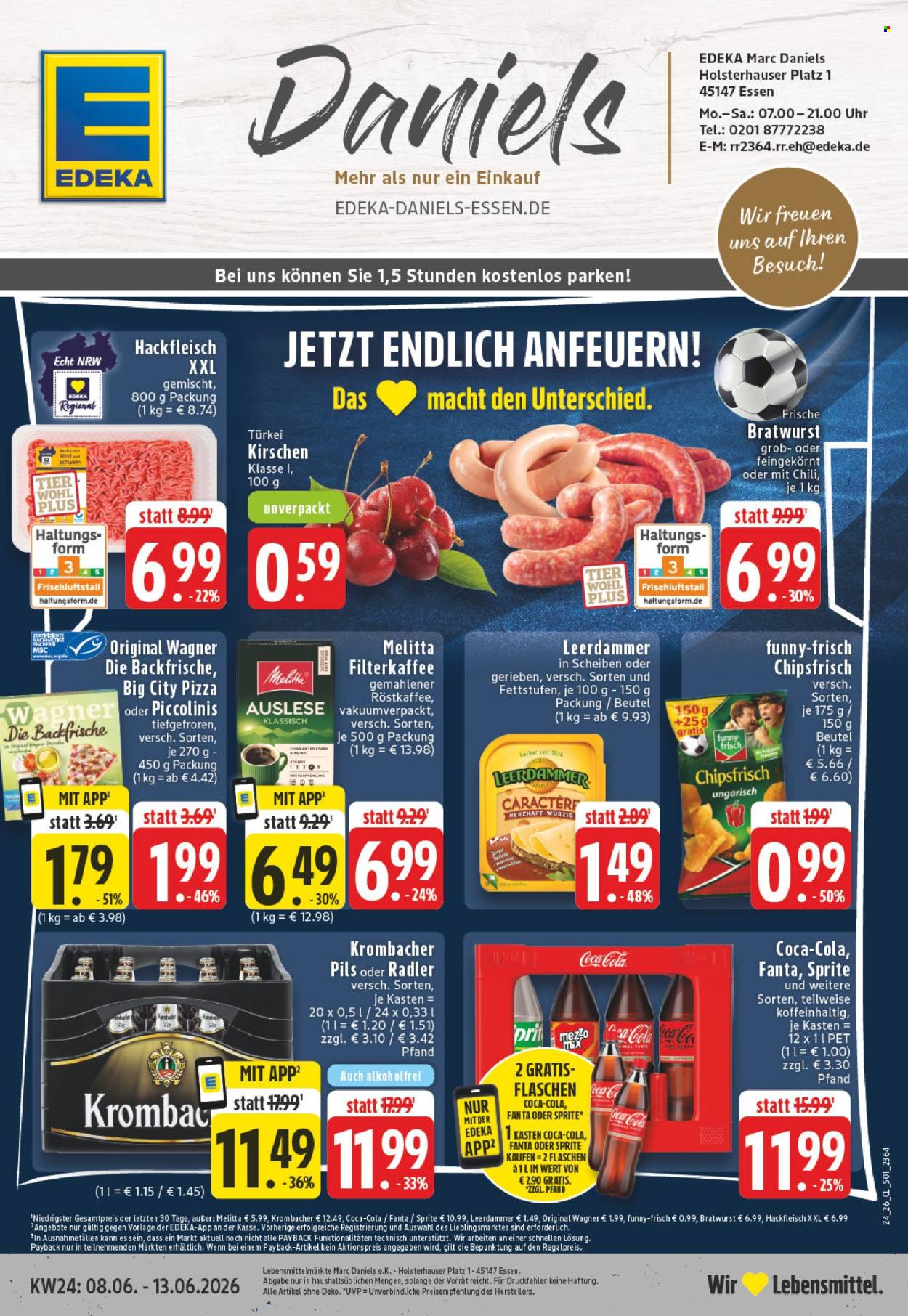 Leták Edeka - 8.6.2026 - 13.6.2026. Strana 1