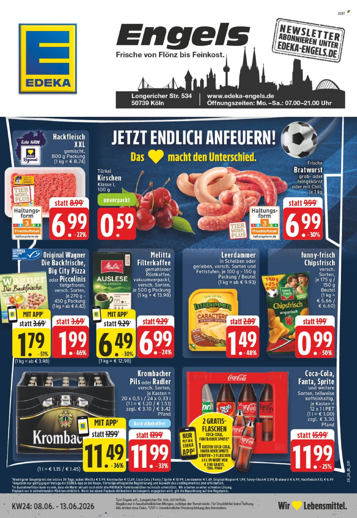 Leták Edeka - 8.6.2026 - 13.6.2026. Strana 1