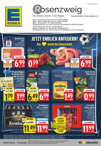 Leták Edeka - 8.6.2026 - 13.6.2026.