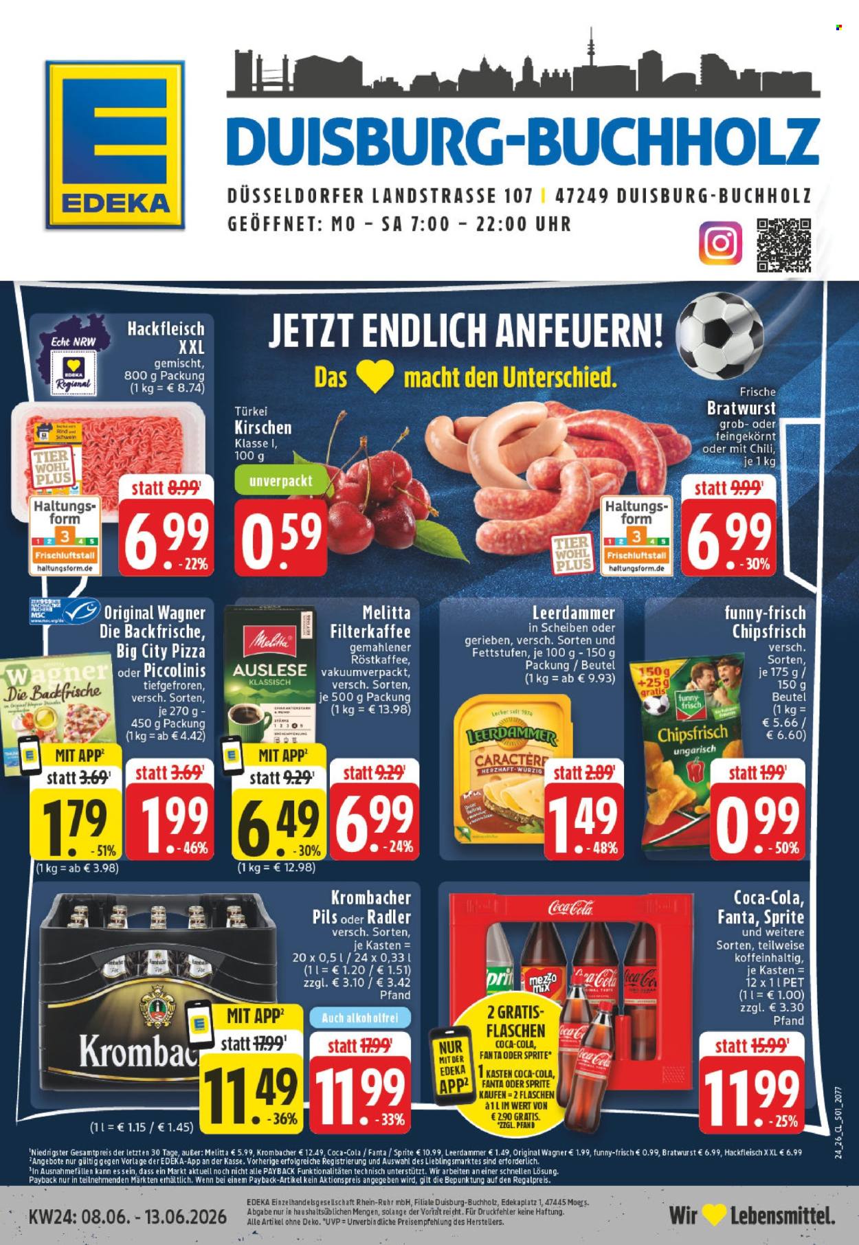 Leták Edeka - 8.6.2026 - 13.6.2026. Strana 1