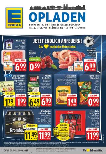 Prospekte Edeka - 8.06.2026 - 13.06.2026.