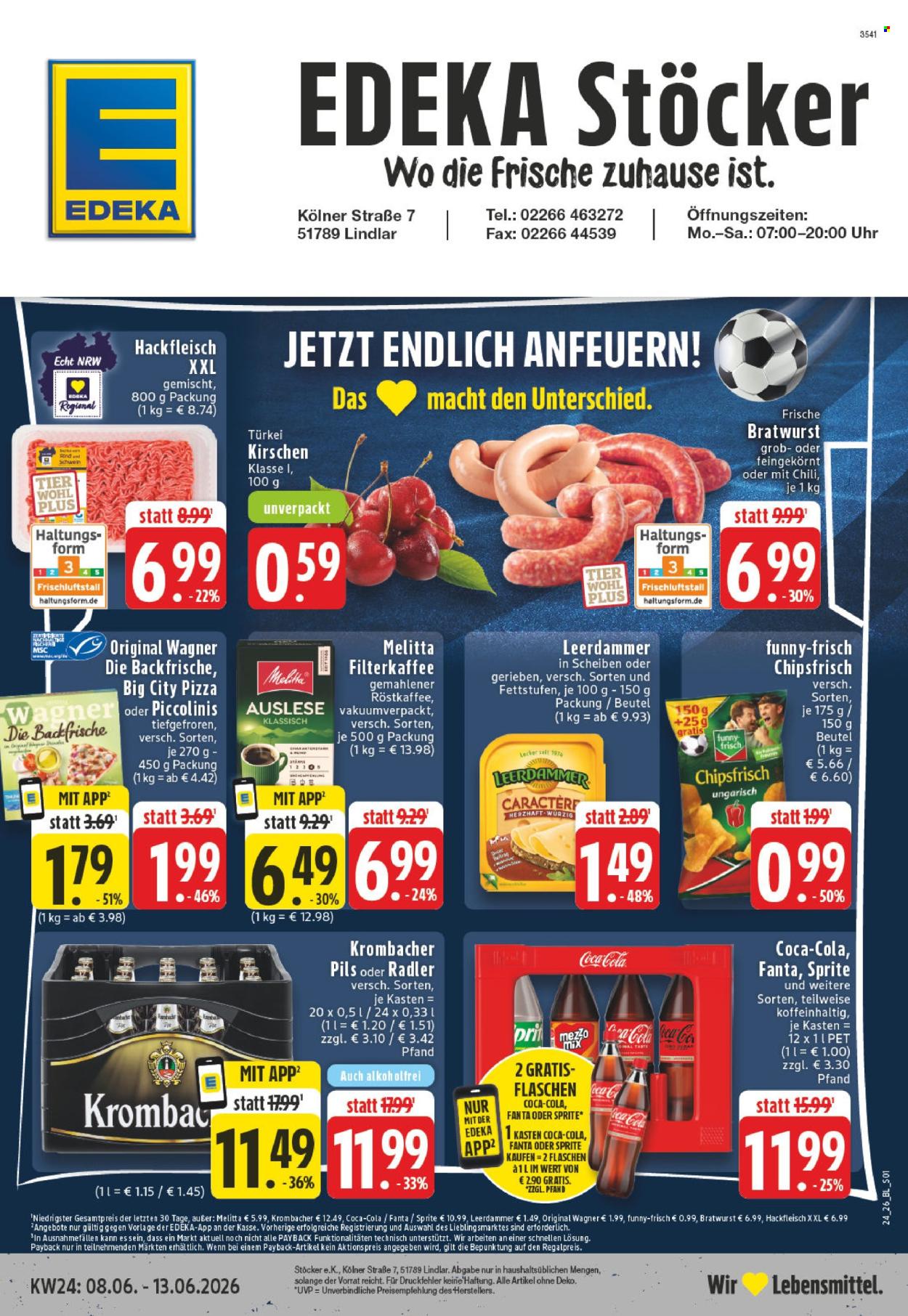 Leták Edeka - 8.6.2026 - 13.6.2026. Strana 1