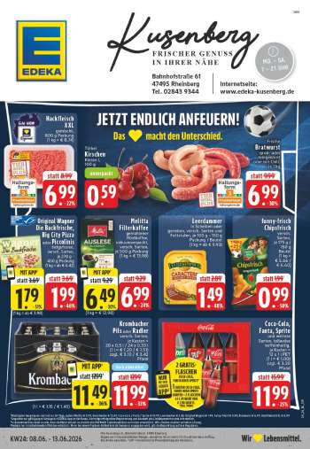 Prospekte Edeka - 8.06.2026 - 13.06.2026.