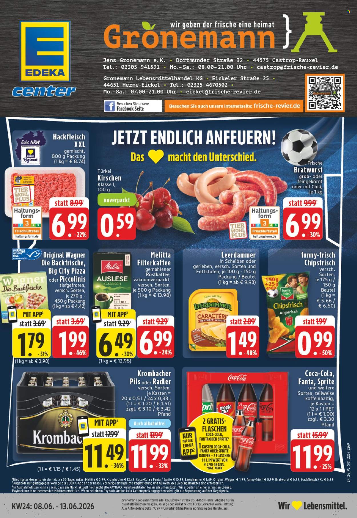 Leták Edeka - 8.6.2026 - 13.6.2026. Strana 1