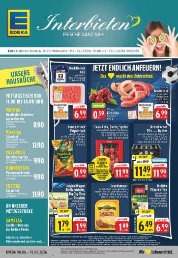 Prospekte Edeka - 8.06.2026 - 13.06.2026.